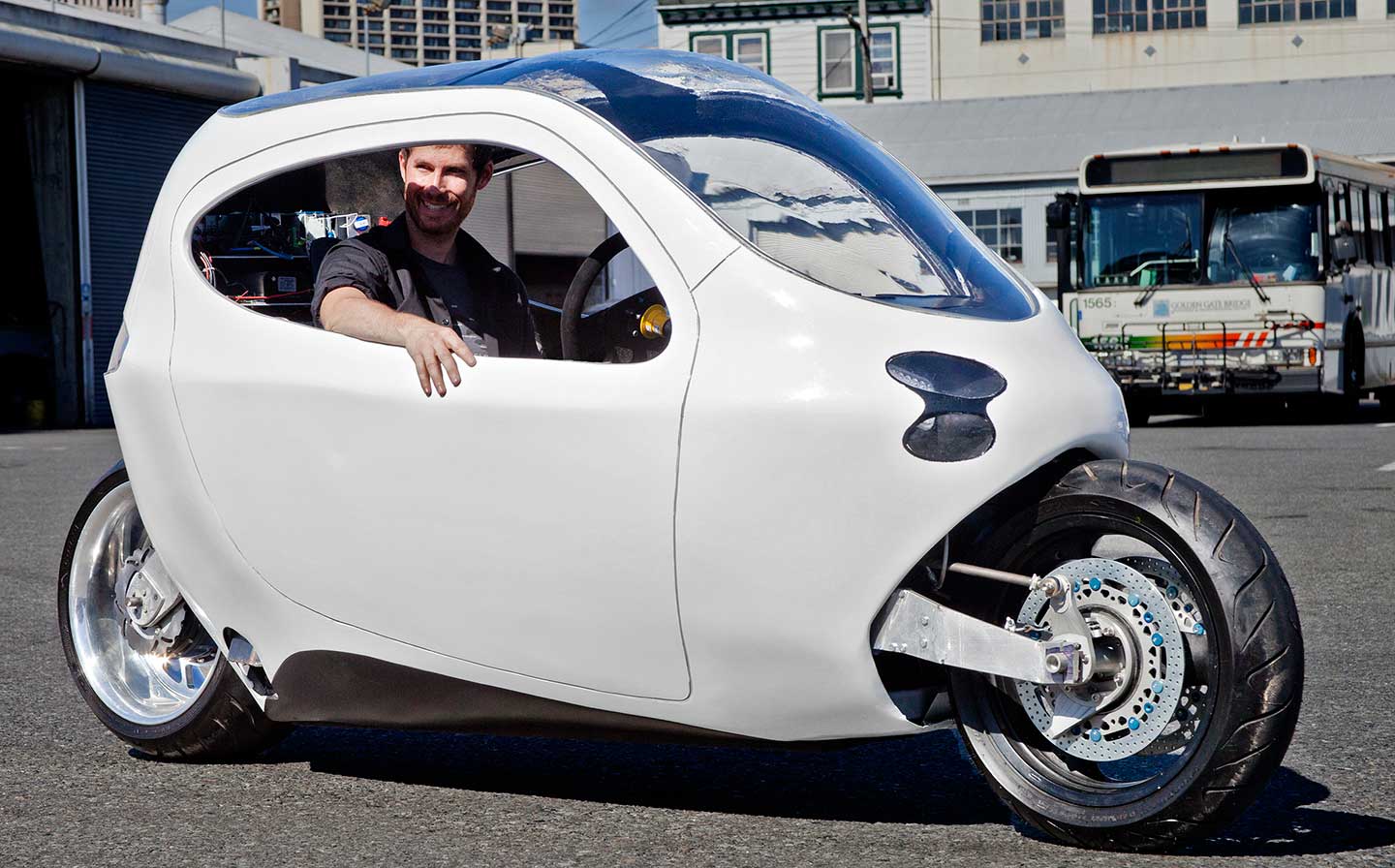 C-1 electric vehicle from Lit Motors.